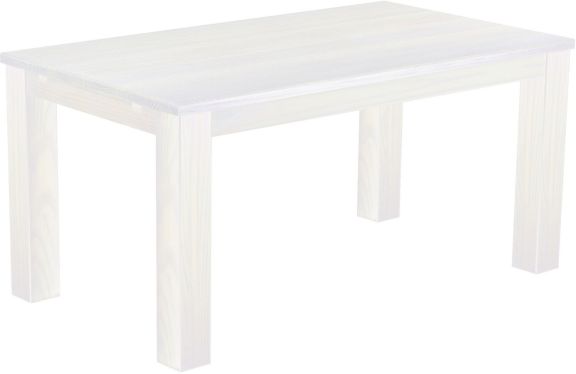 Tisch 160x90 Weiß Pinie massive Pinie